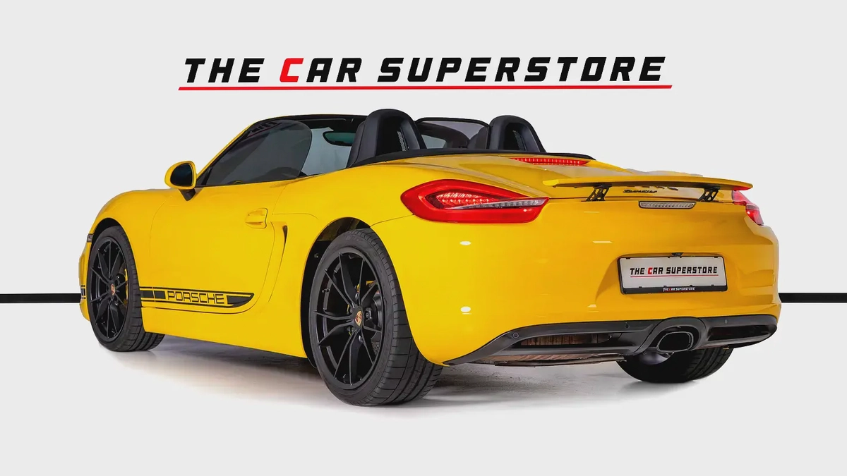 Porsche Boxster-Sport Chrono Package-Black Styling Package-Yellow Brake Callipers-5-5