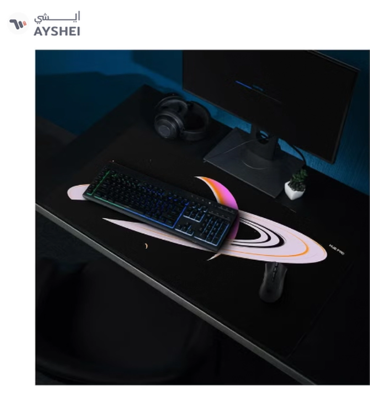 HUEPAD GALAXY SERIES Premium Mousepad HYDRAGLIDE Fabric Gaming Mousepad-2-2