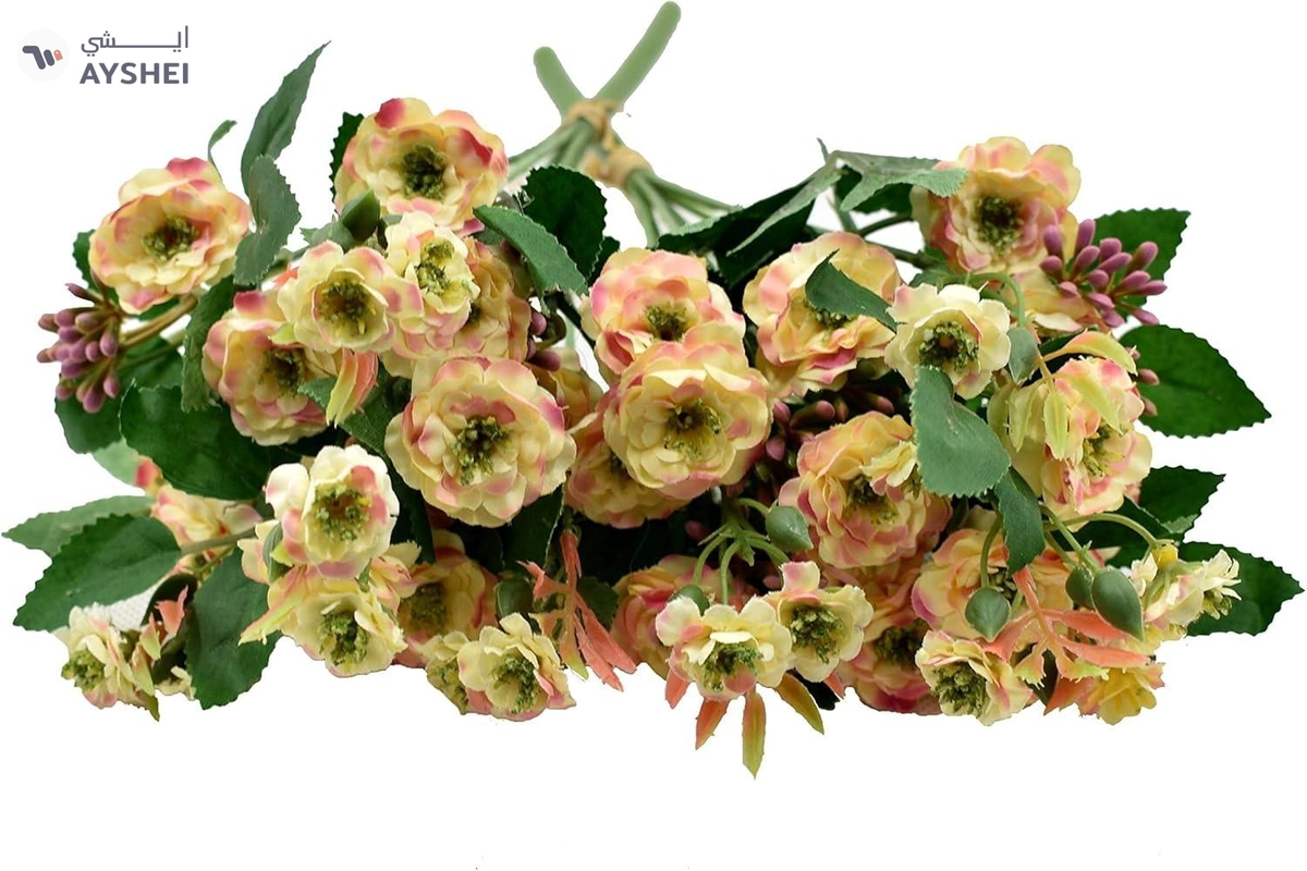 Yatai Artificial Plants 2 Bunch Daisy Flowers For Multiple Occasions-1-1