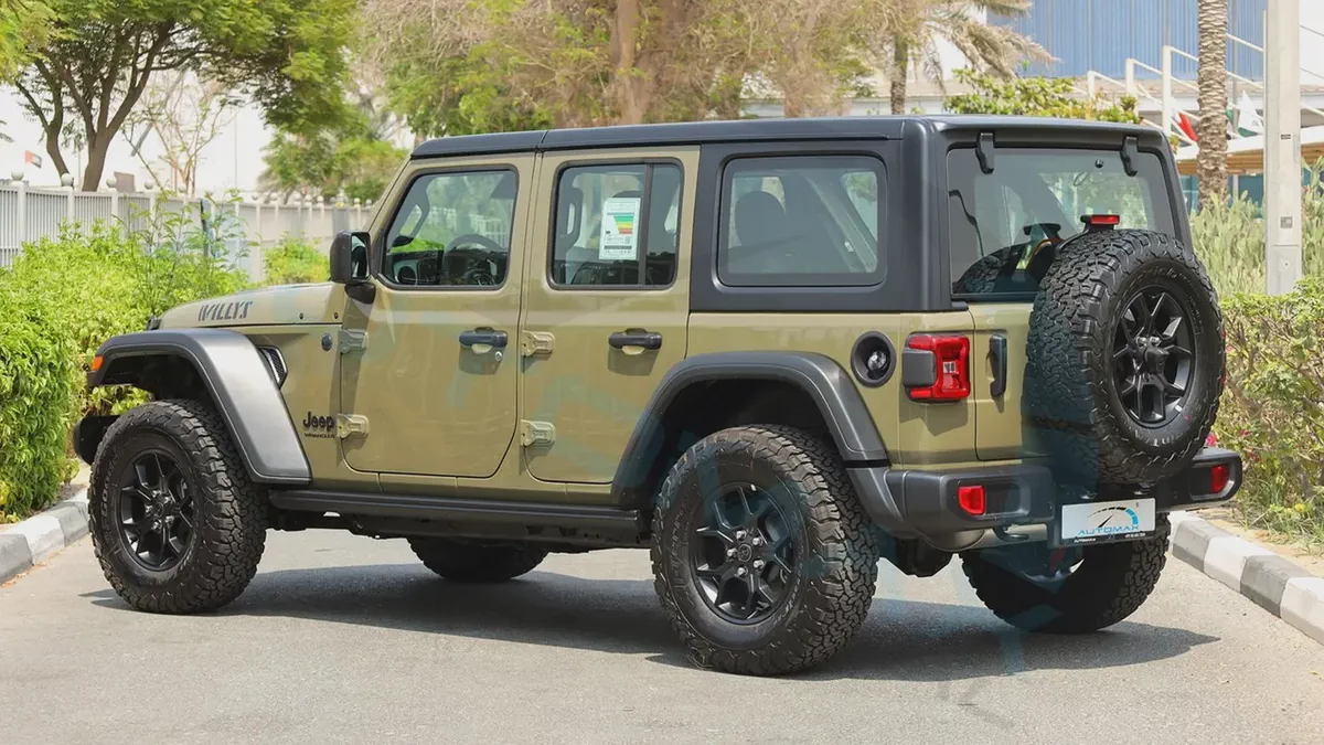 2026  Jeep Wrangler Unlimited Willys V6 3.6L GCC 0Km With 3 Years Warranty Or 60,000 km-4-4