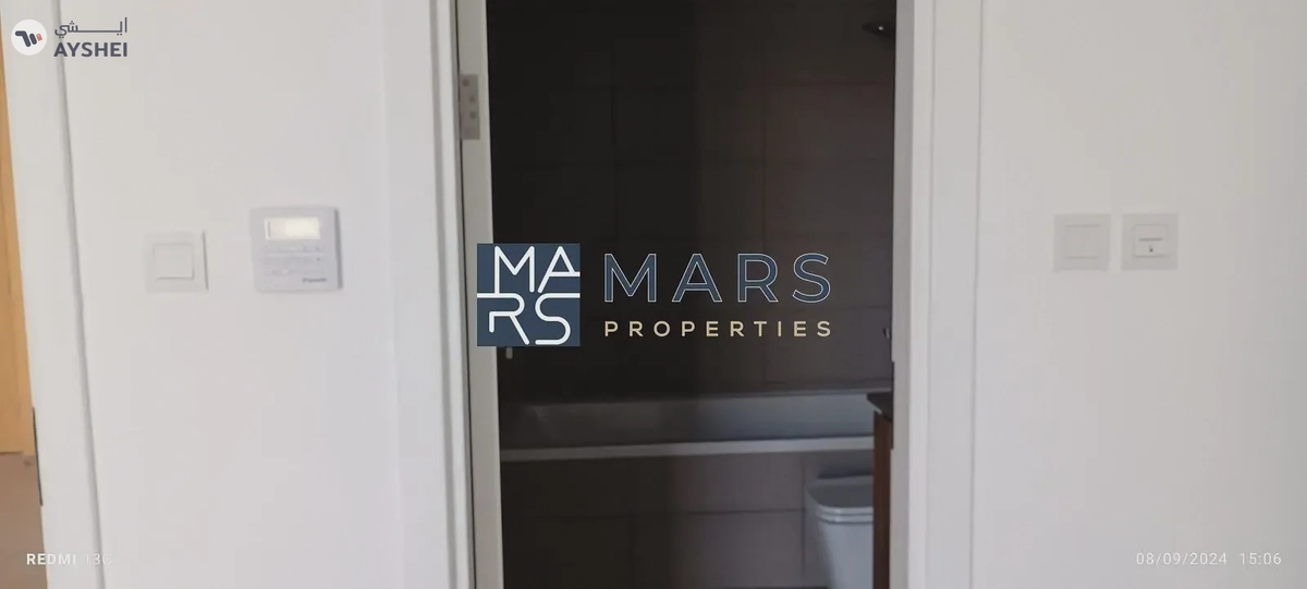 One-bedroom apartment for sale in Al Mamsha with elevated view.
