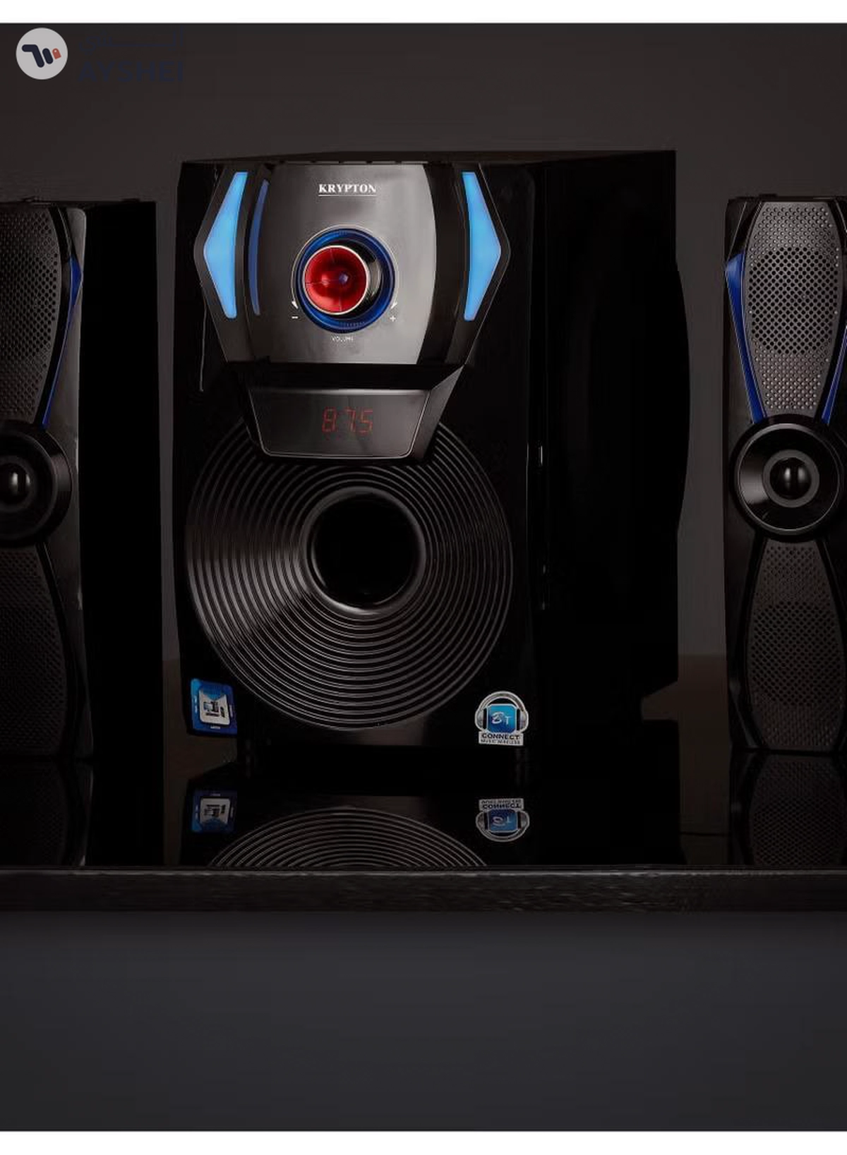 Krypton 2.1 Multimedia Speaker,KNMS5339-1-1