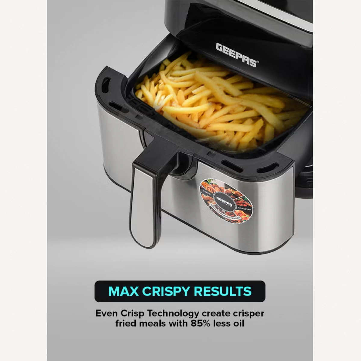 GEEPAS Digital Air Fryer - Equipped With Vortx Air Frying Technology-2-2