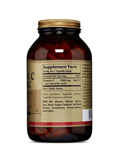Solgar Vitamin C Dietary Supplement 1000mg - 250 Capsules-1
