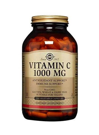 Solgar Vitamin C Dietary Supplement 1000mg - 250 Capsules-0