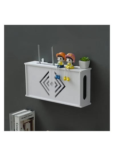 Eworld Stylish Wall-Mounted Router Rack for Wi-Fi Router-1