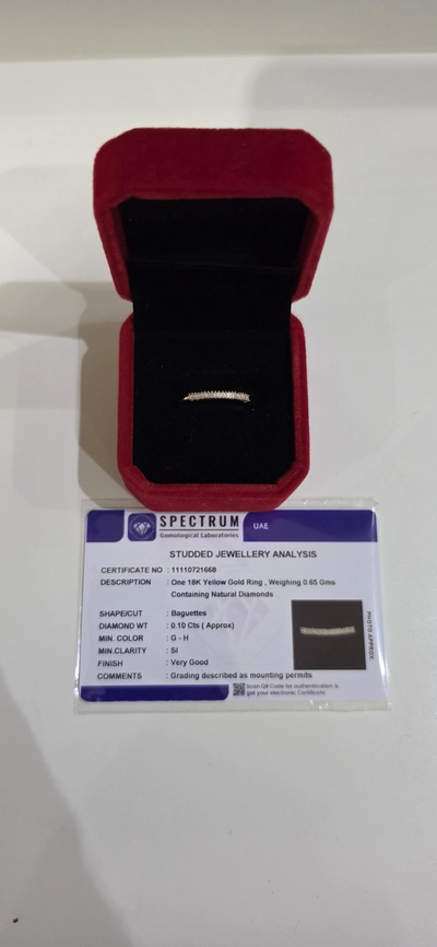 diamond ring with 18k gold-1