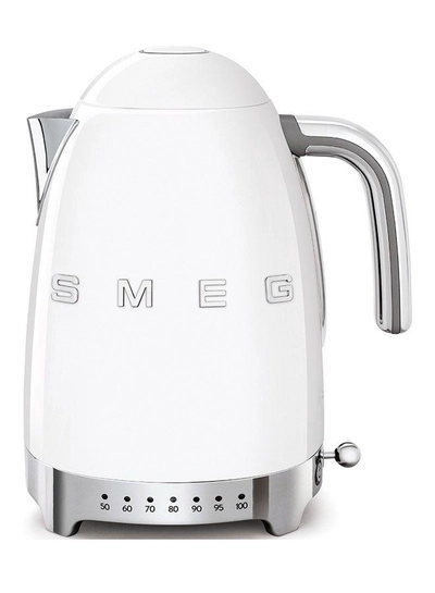 Smeg 50s Retro Style Temperature Control Electric Kettle White KLF04WHAU 1.7 L 2400 W KLF04WHAU White-0