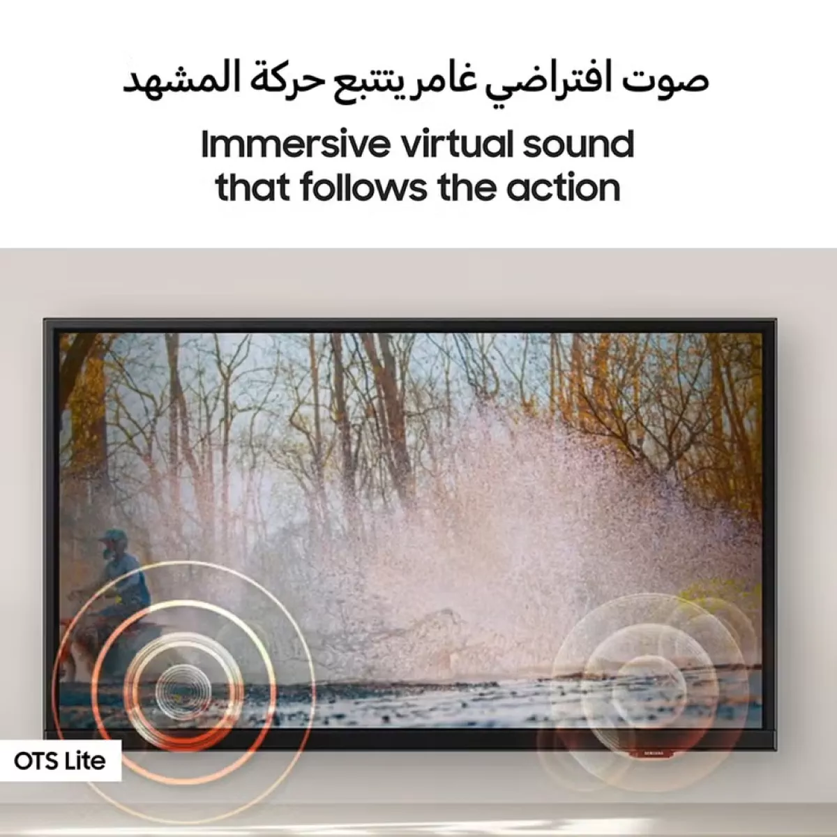 Samsung 43 Inch Smart TV FHD, UA43F6000– HDR, OTS Lite Sound, WiFi, 60Hz, Tizen OS, Adaptive sound, Knox Security, Model 2025 - 2 Years Warranty - UA43F6000FUXSA Black-6-6