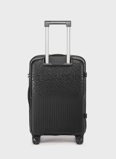 British Tourister 3 Piece Polypropylene Hard Side Spinner Luggage Trolley Set 20/24/28 Inch - Black-1