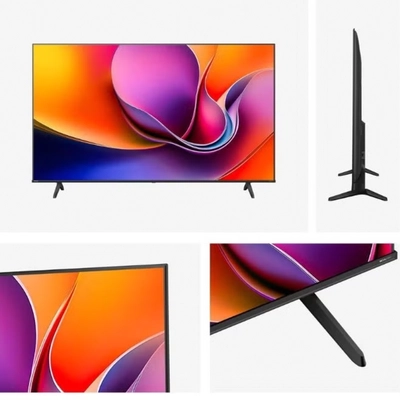 Hisense 50-Inch 4K UHD Smart TV – Immersive Entertainment with Dolby Vision, Dolby Audio & Game Mode Plus | VIDAA OS, Wi-Fi, Bluetooth, Netflix & YouTube (50A61Q - 2025 Model) 50A61Q Black-1