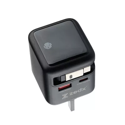 70W GaN Wall Charger with Built-In Retractable Type-C Cable-1