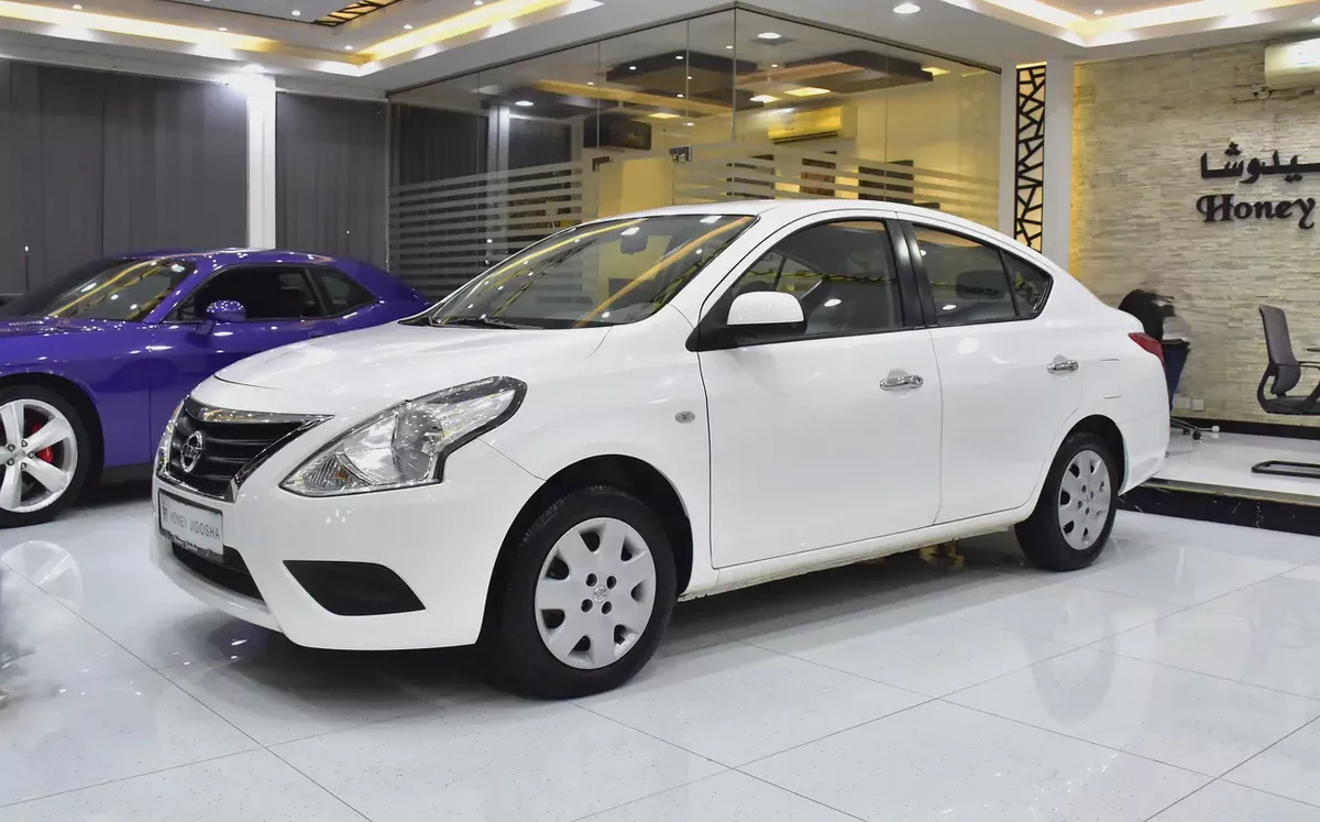 AED 515 EMi at 0% DP | Nissan Sunny ( 2023 Model ) in White Color GCC Specs