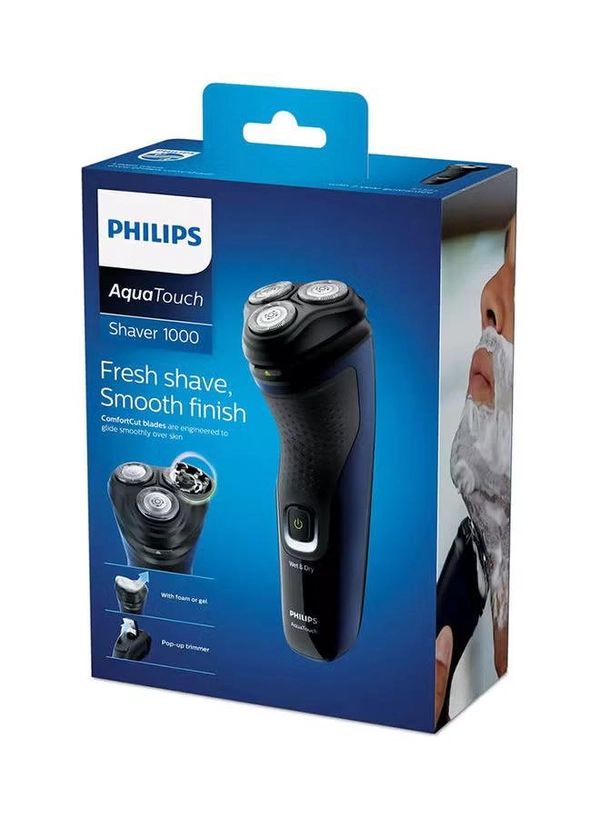 Philips AquaTouch Shaver 1000 Black/Blue