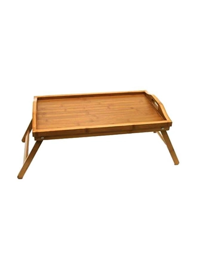 Lipper International Bamboo Bed Tray Brown-0