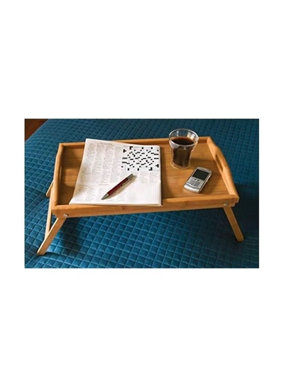 Lipper International Bamboo Bed Tray Brown-2