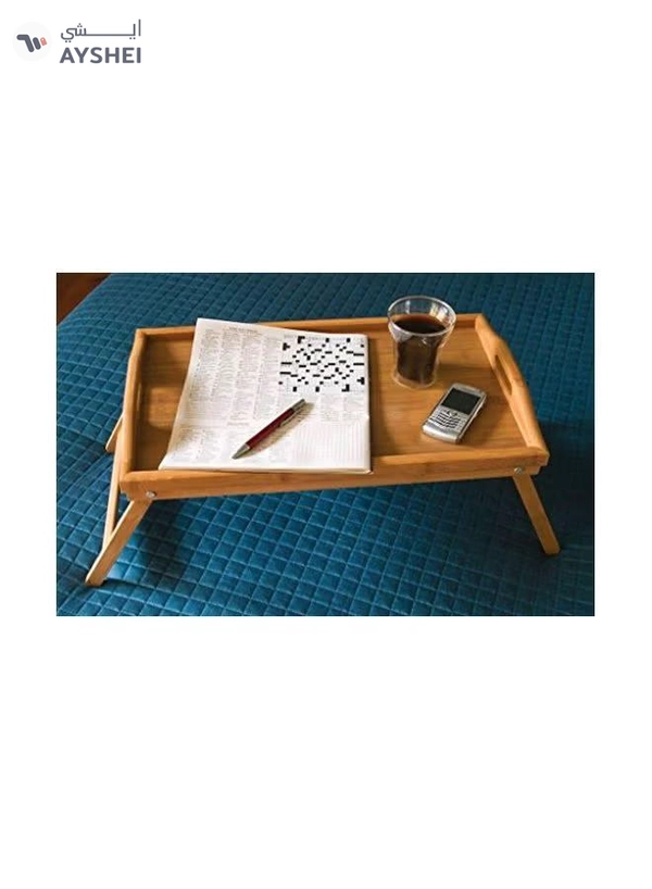 Lipper International Bamboo Bed Tray Brown
