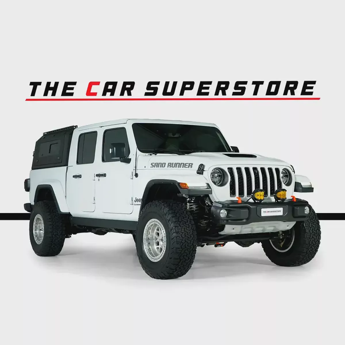Jeep Wrangler Gladiator Sand Runner-GCC-Full Upgrades-KMC Rims-Rear Canopy-Differential Lock