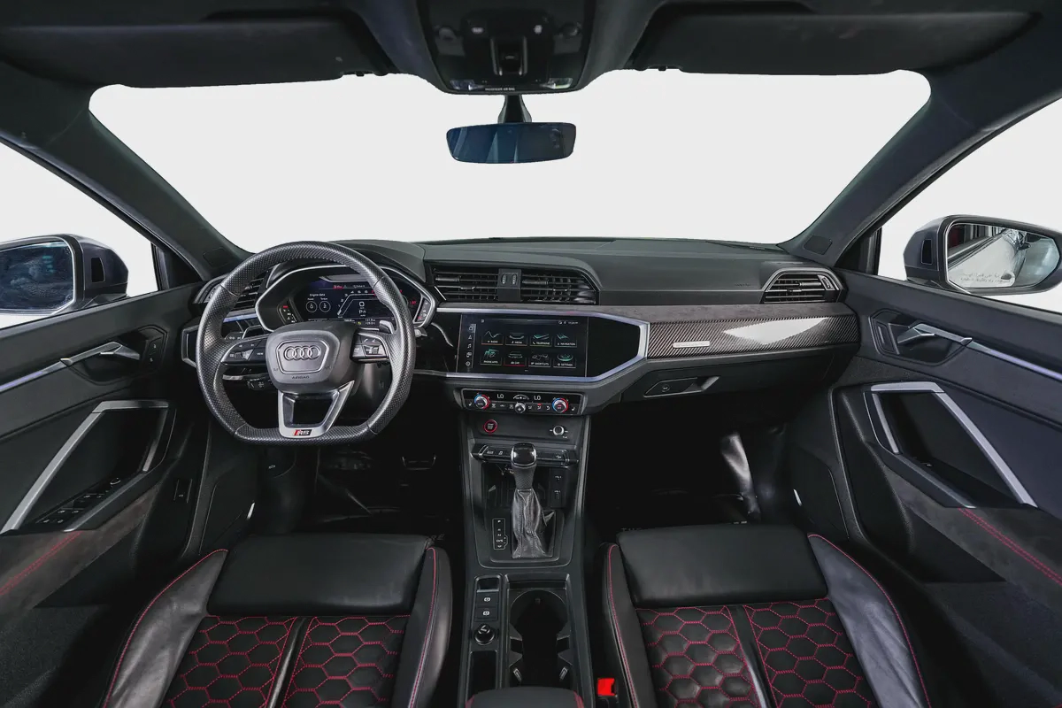 Audi RSQ3 Sportback-Premium Leather Interior-Red Interior Inserts-Carbon Fiber Trim-GCC-AUDI FSH-9-9