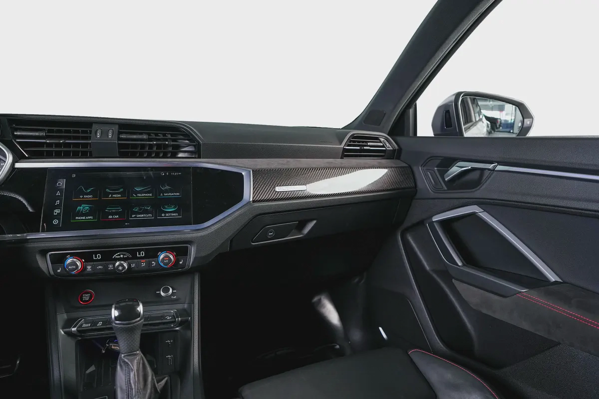 Audi RSQ3 Sportback-Premium Leather Interior-Red Interior Inserts-Carbon Fiber Trim-GCC-AUDI FSH-10-10