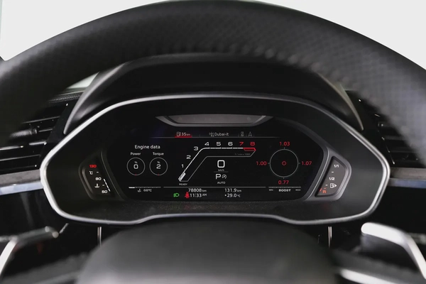 Audi RSQ3 Sportback-Premium Leather Interior-Red Interior Inserts-Carbon Fiber Trim-GCC-AUDI FSH