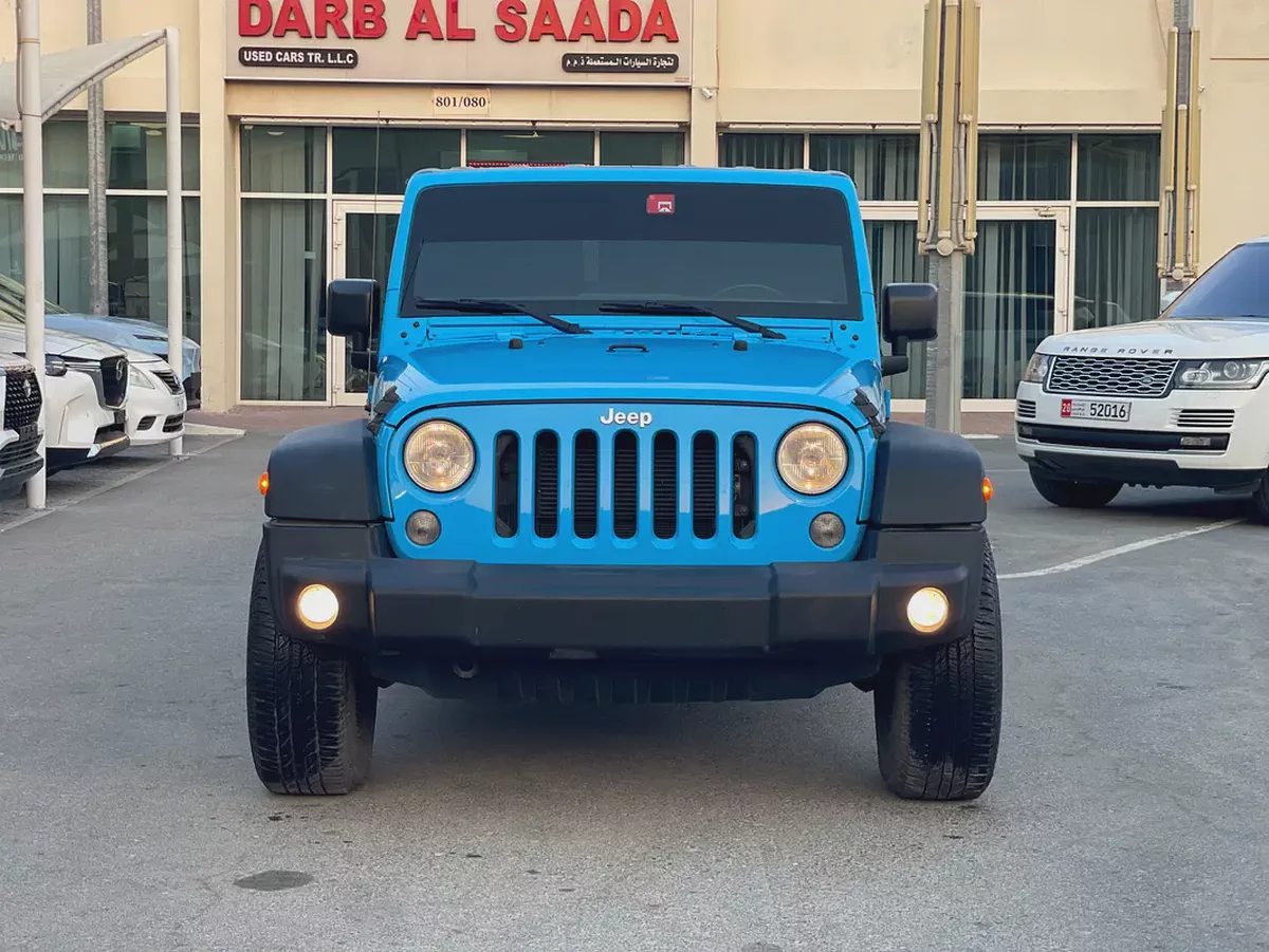 جيب رانجلر 2018 خليجي سبورت بحاله ممتازه