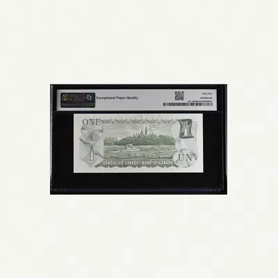 CANADA 1 DOLLAR BANKNOTE 1973 PMG 65-1