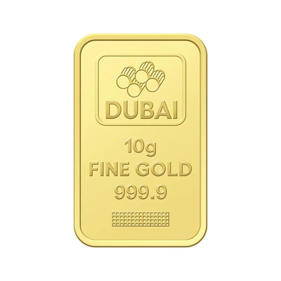 Dubai Gold 10 Grams Pure 999.9 Fine Gold Bar-3