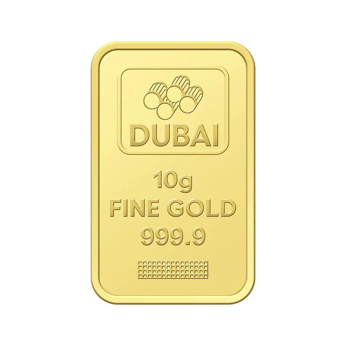 Dubai Gold 10 Grams Pure 999.9 Fine Gold Bar-3-3