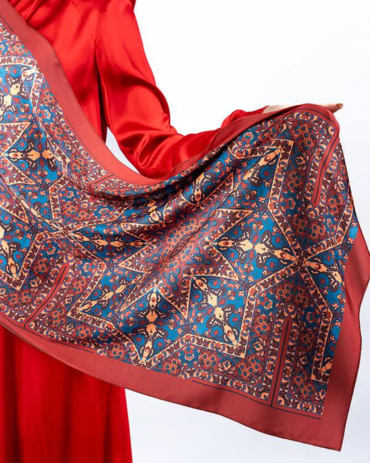 Silk Road - Ancient Fuzuli Scarf (Small)-1-1