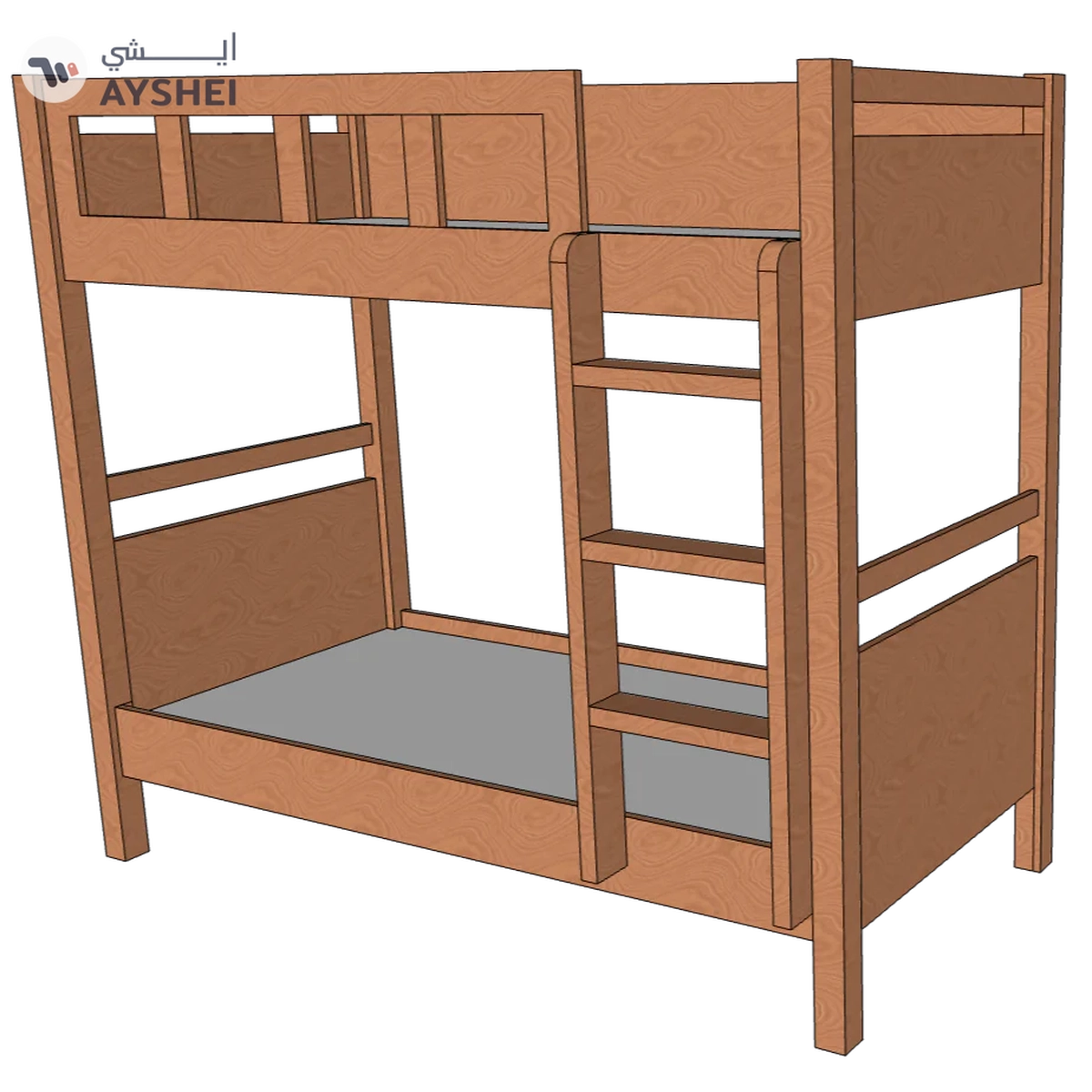 Fernando Bunk Bed-4-4