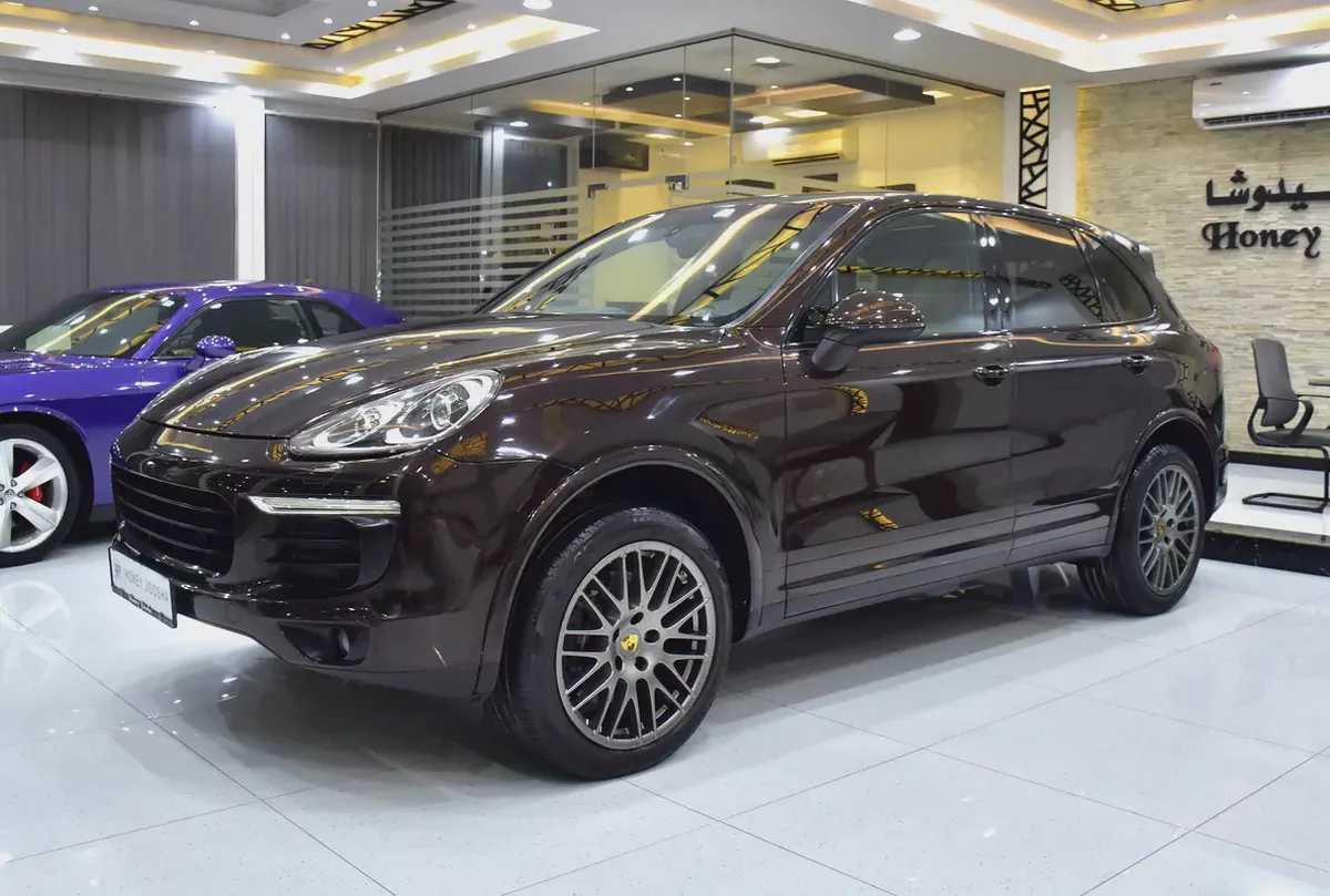 EXCELLENT DEAL for our Porsche Cayenne ( 2018 Model ) in Brown Color American Specs-1-1