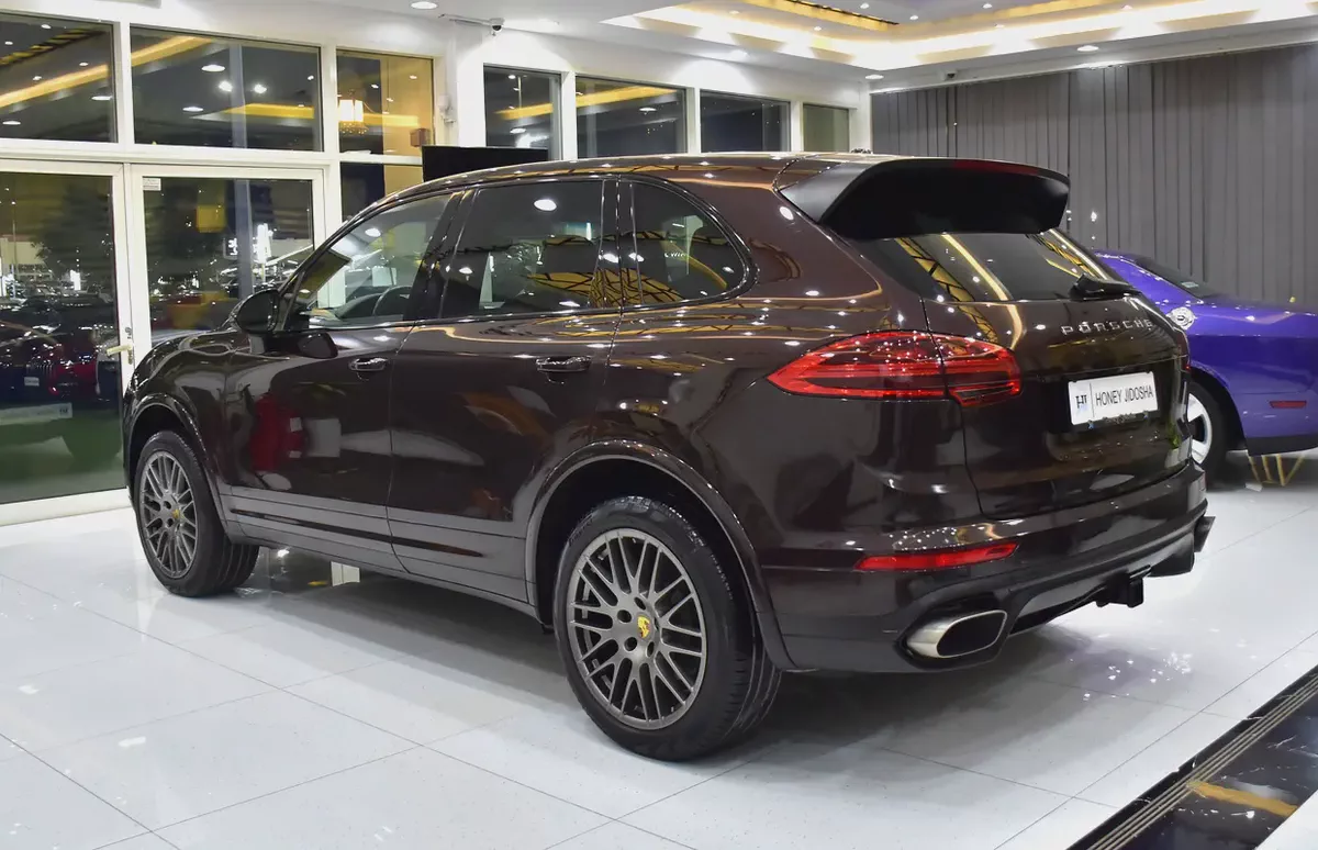 EXCELLENT DEAL for our Porsche Cayenne ( 2018 Model ) in Brown Color American Specs-5-5