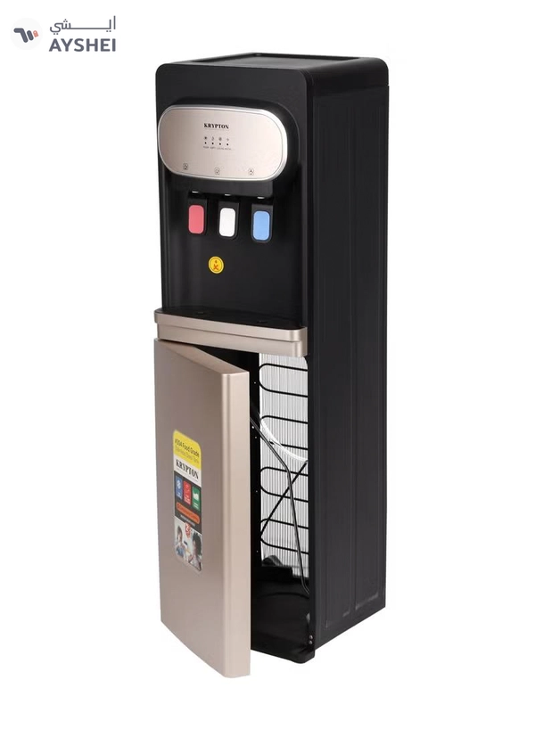 KRYPTON 3 Taps Water Dispenser with Cabinet | Hot , Normal and Cold Water Supply KNWD6452