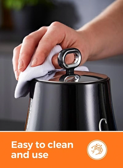 GEEPAS 3 Piece Canister Set- GCS63082UK-BK/ Retrovive Collection, 1.4 liters, Carbon Steel Built, Stainless Steel Lid with Silicone Seal/ Perfect for Tea, Coffee, Sugar, etc.-2