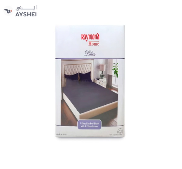 Raymond Home King Flat Sheet Bedsheet 180 Thread Count Luxurious Mercerized