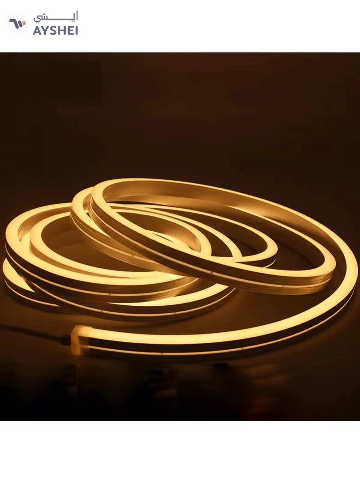 Yuwell Premium Quality LED Neon Strip Light Waterproof For Home Lighting Kitchen Bed Outdoor Flexible Decoration Warm White 5 Meter-2-2