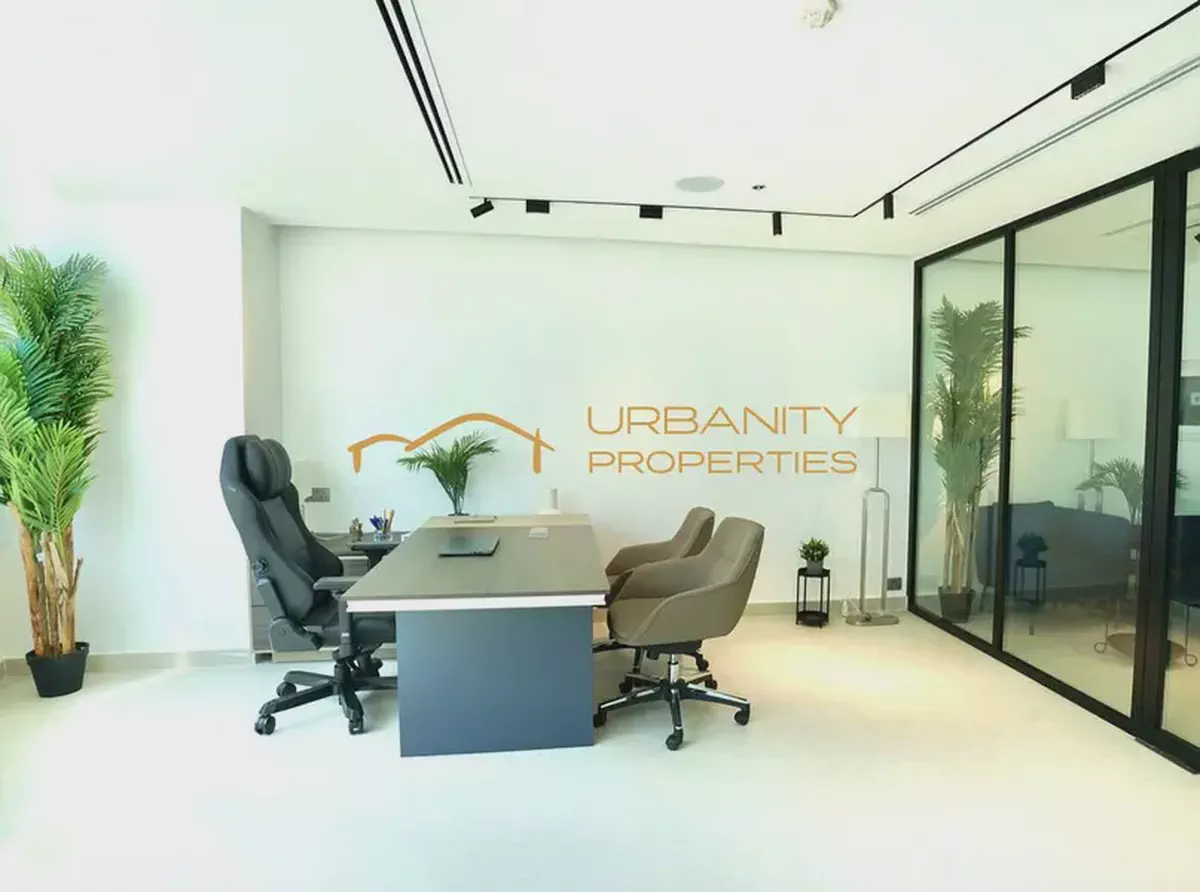 Brand New Luxury Corner Office | Fully Furnished | Canal View | 2 Parking | Empire Heights Tower A
