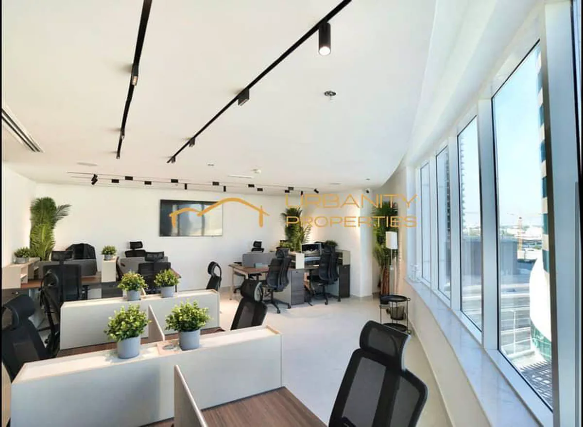 Brand New Luxury Corner Office | Fully Furnished | Canal View | 2 Parking | Empire Heights Tower A-2-2