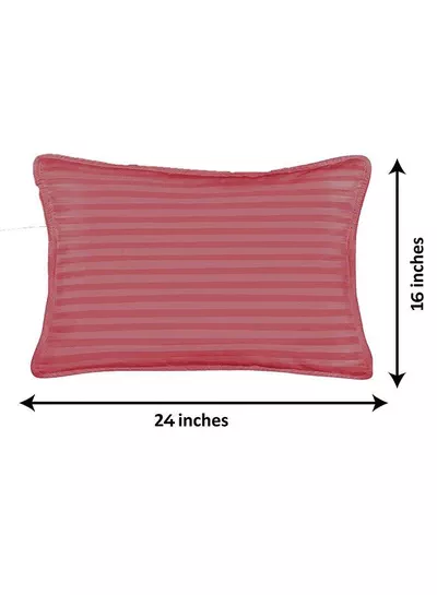 Pack of 2 Premium Down Alternative Filled Bed Pillows, Featuring Breathable Cover, Microfiber Filling and Plush Bounce-Back Design, Hypoallergenic and Luxurious Hotel Quality Pillow Set, in Maroon Color-1