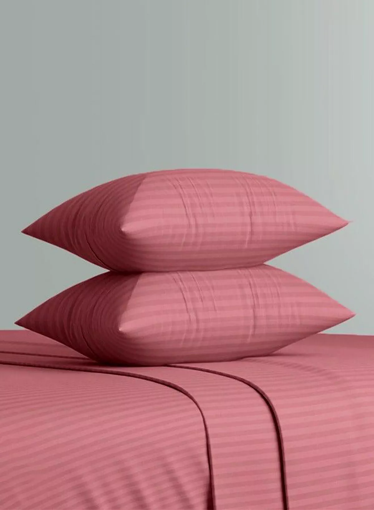 Pack of 2 Premium Down Alternative Filled Bed Pillows, Featuring Breathable Cover, Microfiber Filling and Plush Bounce-Back Design, Hypoallergenic and Luxurious Hotel Quality Pillow Set, in Maroon Color-2-2