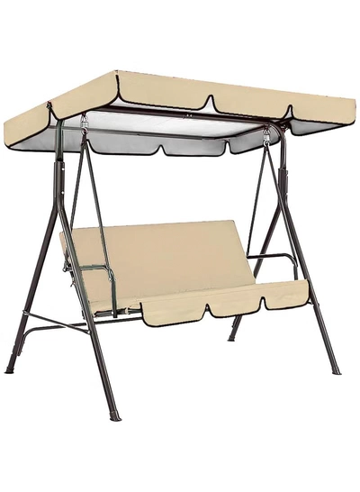 DubaiGallery 3 Seat Coated Steel Rocking in Polyester-1