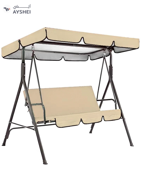 DubaiGallery 3 Seat Coated Steel Rocking in Polyester