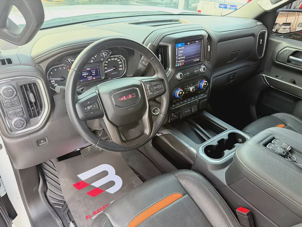 جي ام سي سييرا GMC Sierra AT4  ابيض / اسود 2022 (بن حمودة)-10-10
