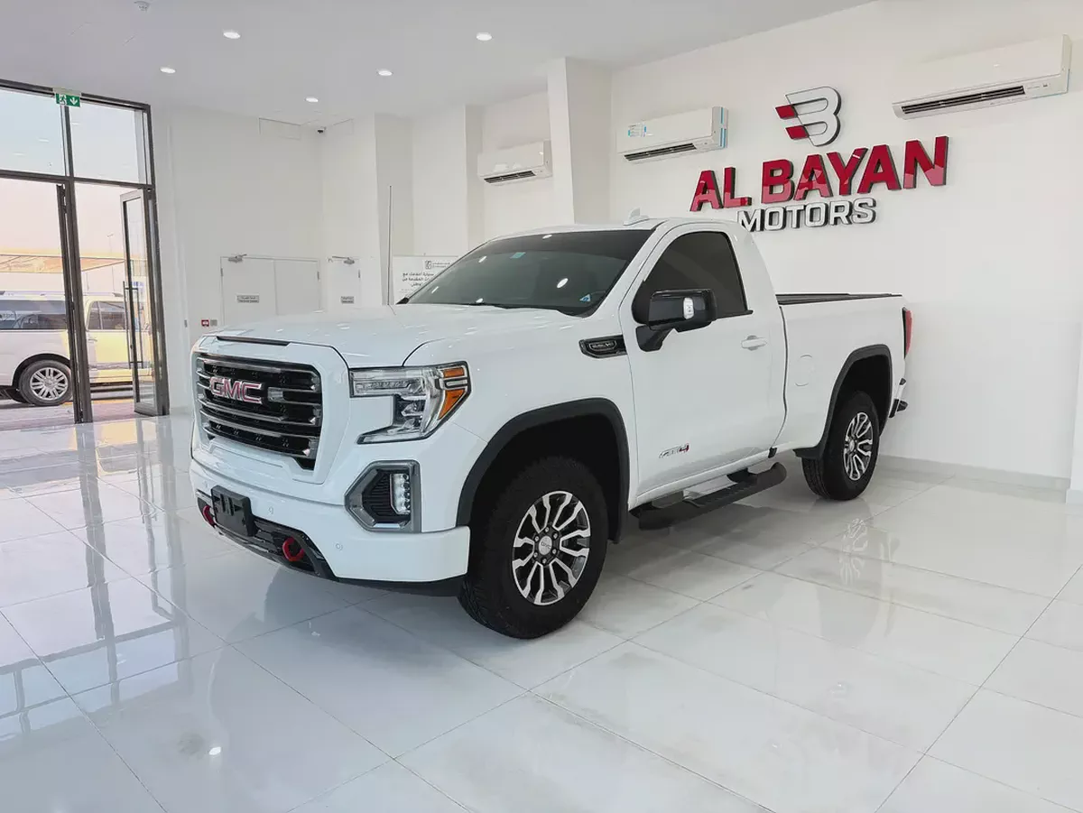 جي ام سي سييرا GMC Sierra AT4  ابيض / اسود 2022 (بن حمودة)-1-1