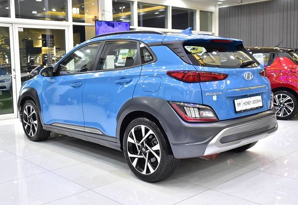 Hyundai Kona 2.0L ( 2023 Model ) in Blue Color GCC Specs-3-3