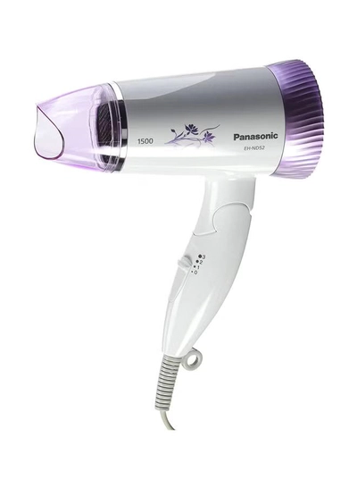 Panasonic Foldable Hair Dryer White/Purple-0