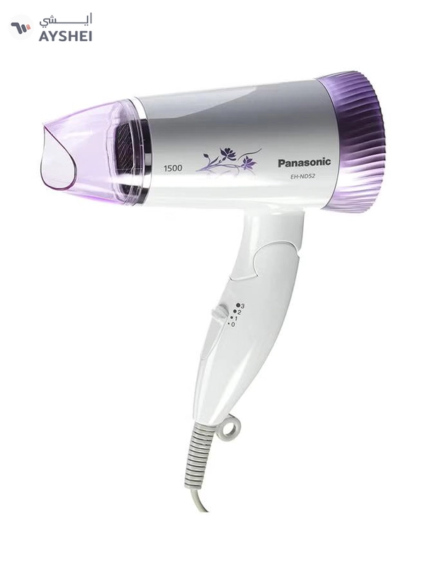 Panasonic Foldable Hair Dryer White/Purple