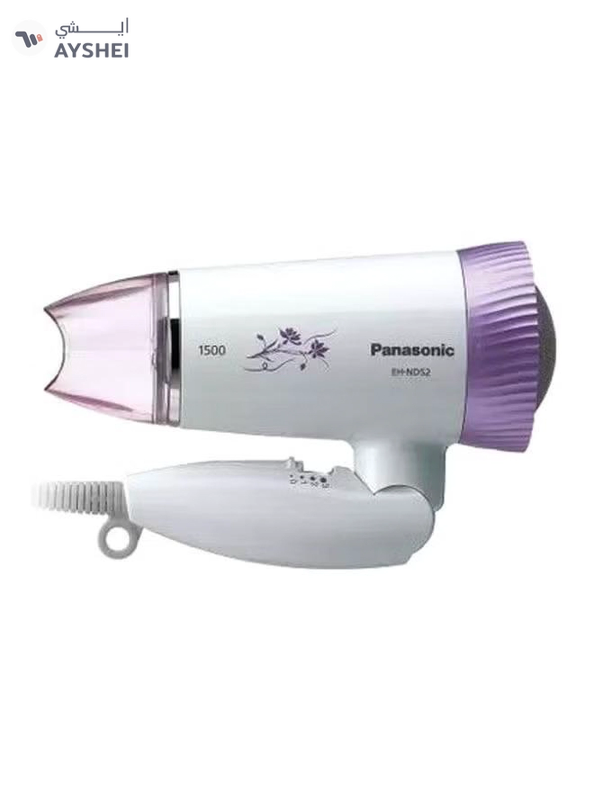 Panasonic Foldable Hair Dryer White/Purple-5-5