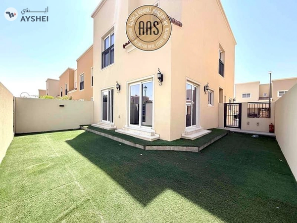 SINGLE ROW WITH LANDSCAPING 4BR+MAID VILLA FOR RENT